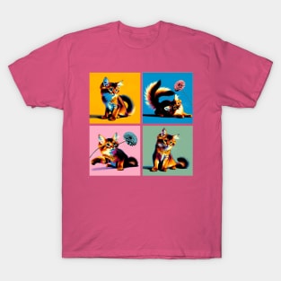 Somali Pop Art - Cute Kitties T-Shirt